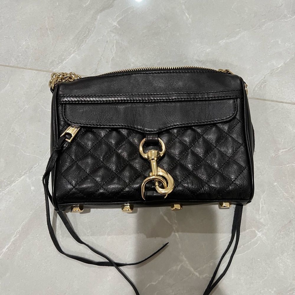 Rebecca minkoff black mini MAC bag
